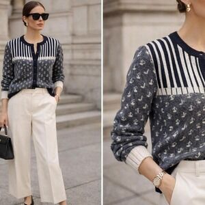 Field Flower by Anthropologie Cardigan Piano